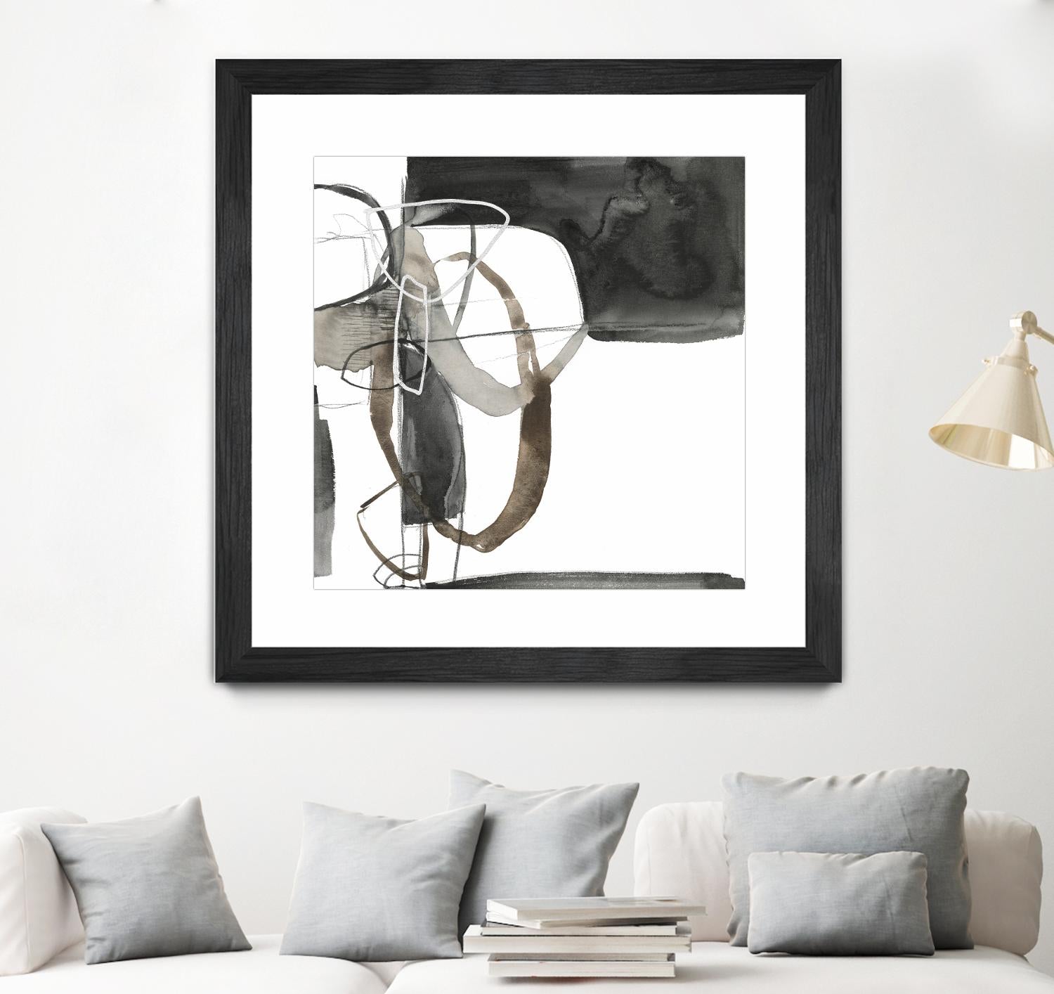 Interlocked II by Jennifer Goldberger on GIANT ART - white abstract abstract