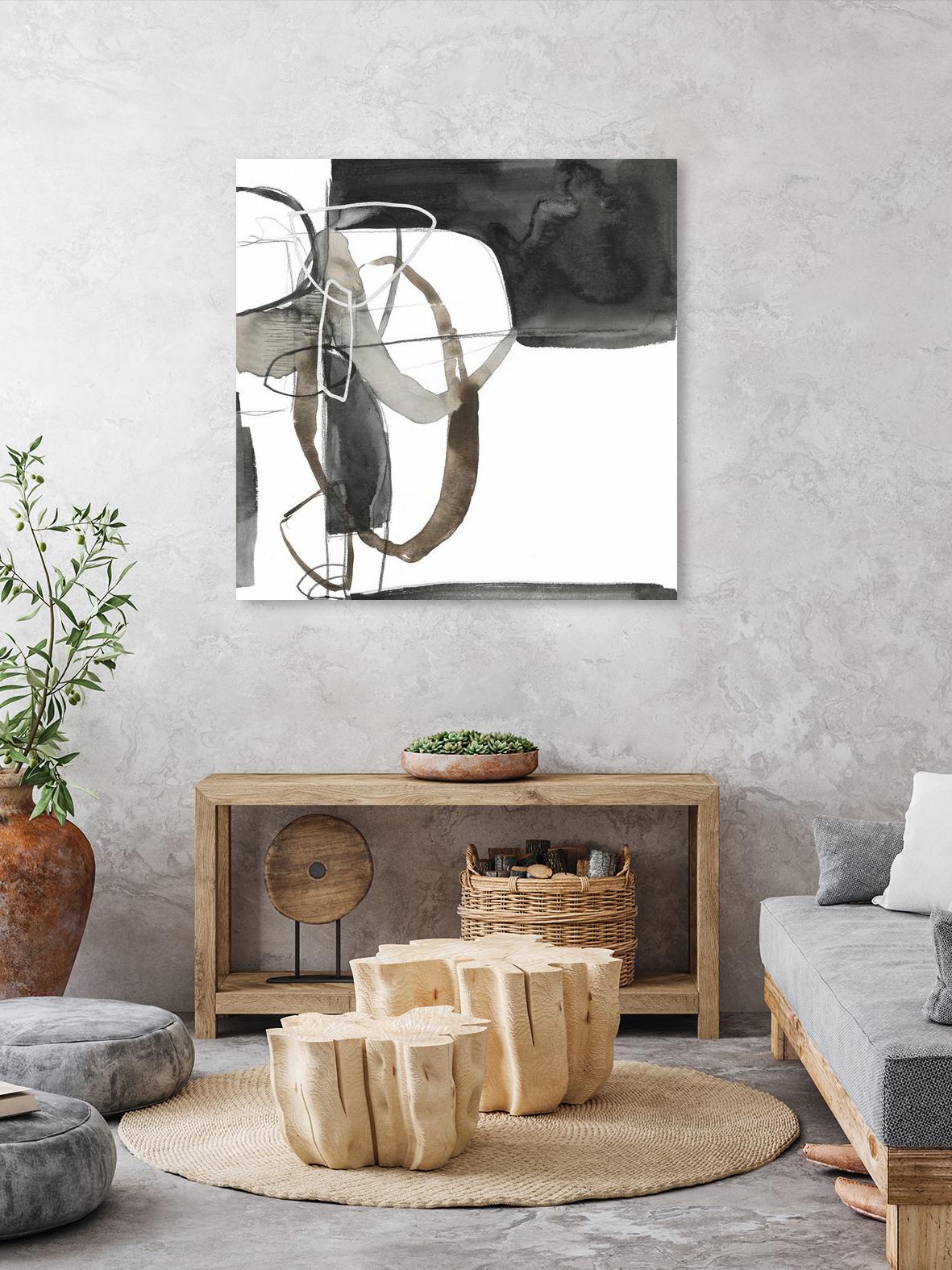 Interlocked II by Jennifer Goldberger on GIANT ART - white abstract abstract