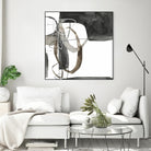 Interlocked II by Jennifer Goldberger on GIANT ART - white abstract abstract