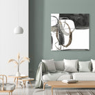 Interlocked II by Jennifer Goldberger on GIANT ART - white abstract abstract