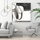 Interlocked II by Jennifer Goldberger on GIANT ART - white abstract abstract