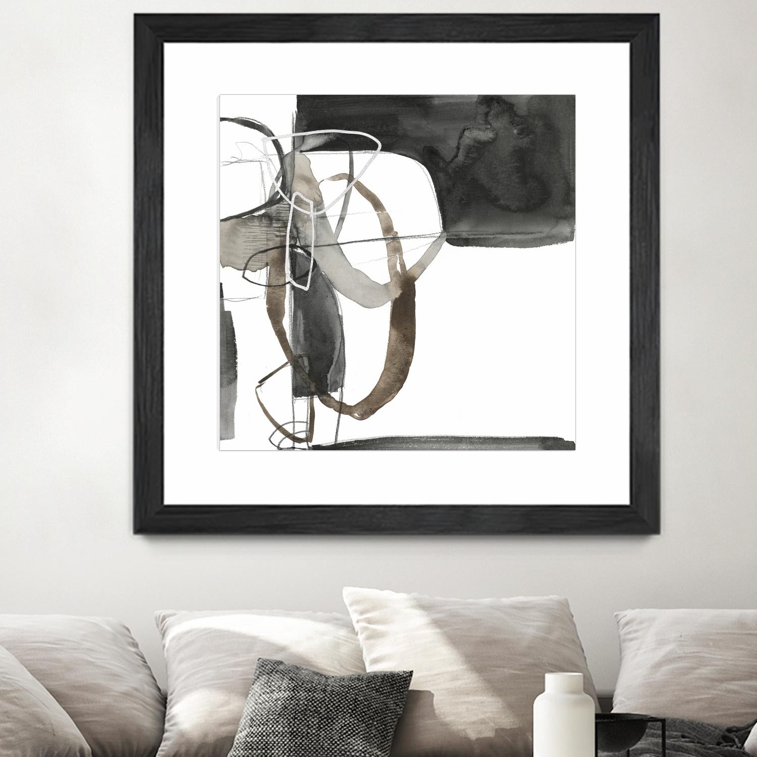 Interlocked II by Jennifer Goldberger on GIANT ART - white abstract abstract