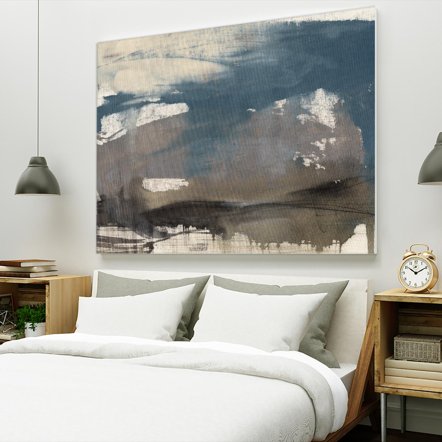 Kinetic Coastline II by Jennifer Goldberger on GIANT ART - beige abstract abstract