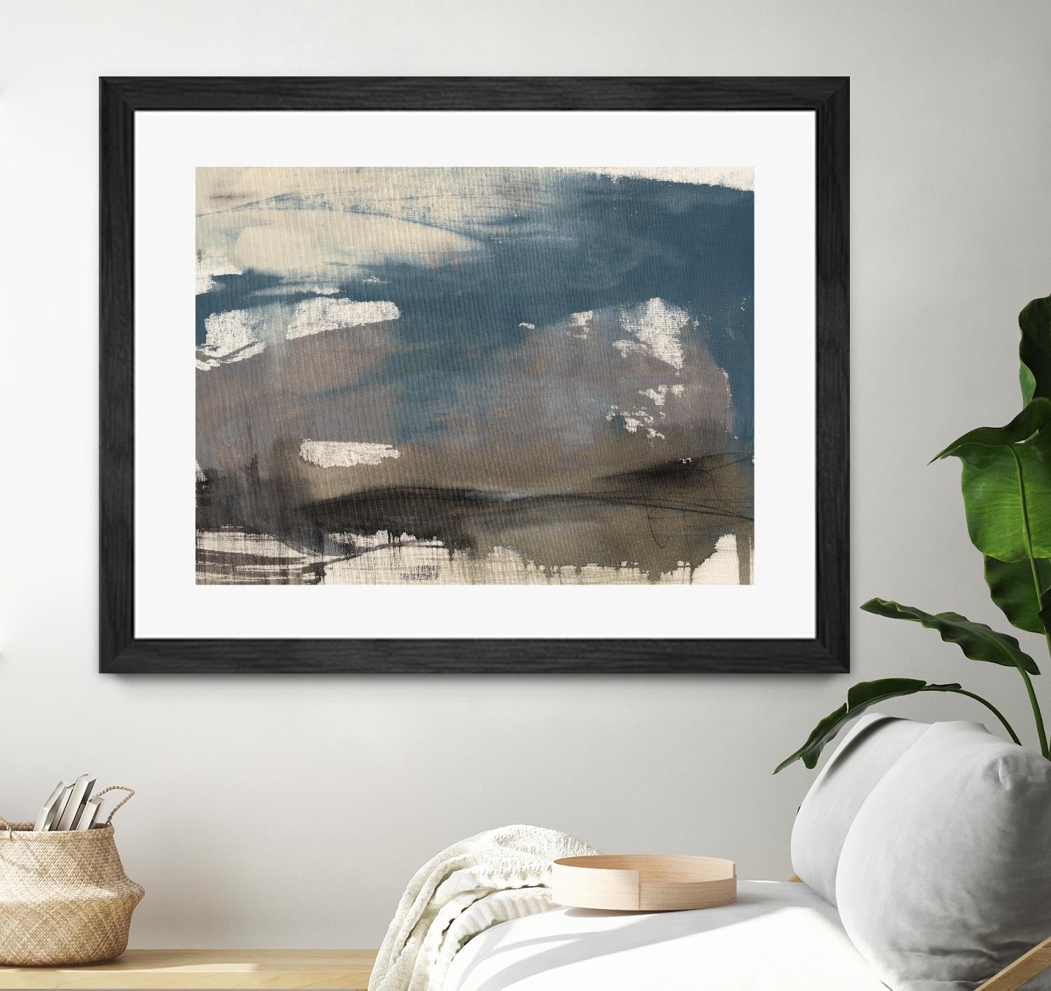 Kinetic Coastline II by Jennifer Goldberger on GIANT ART - beige abstract abstract