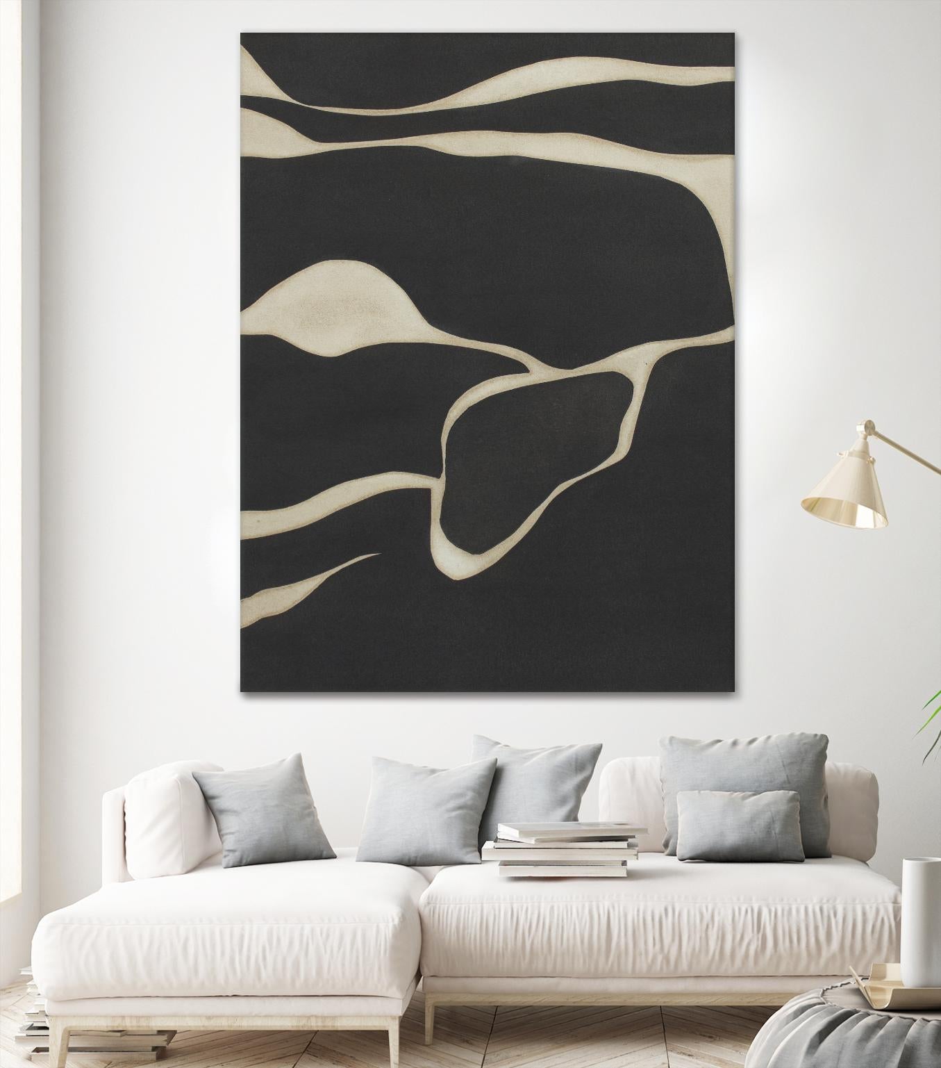 Tides in Sepia III by Rob Delamater on GIANT ART - black abstract abstract