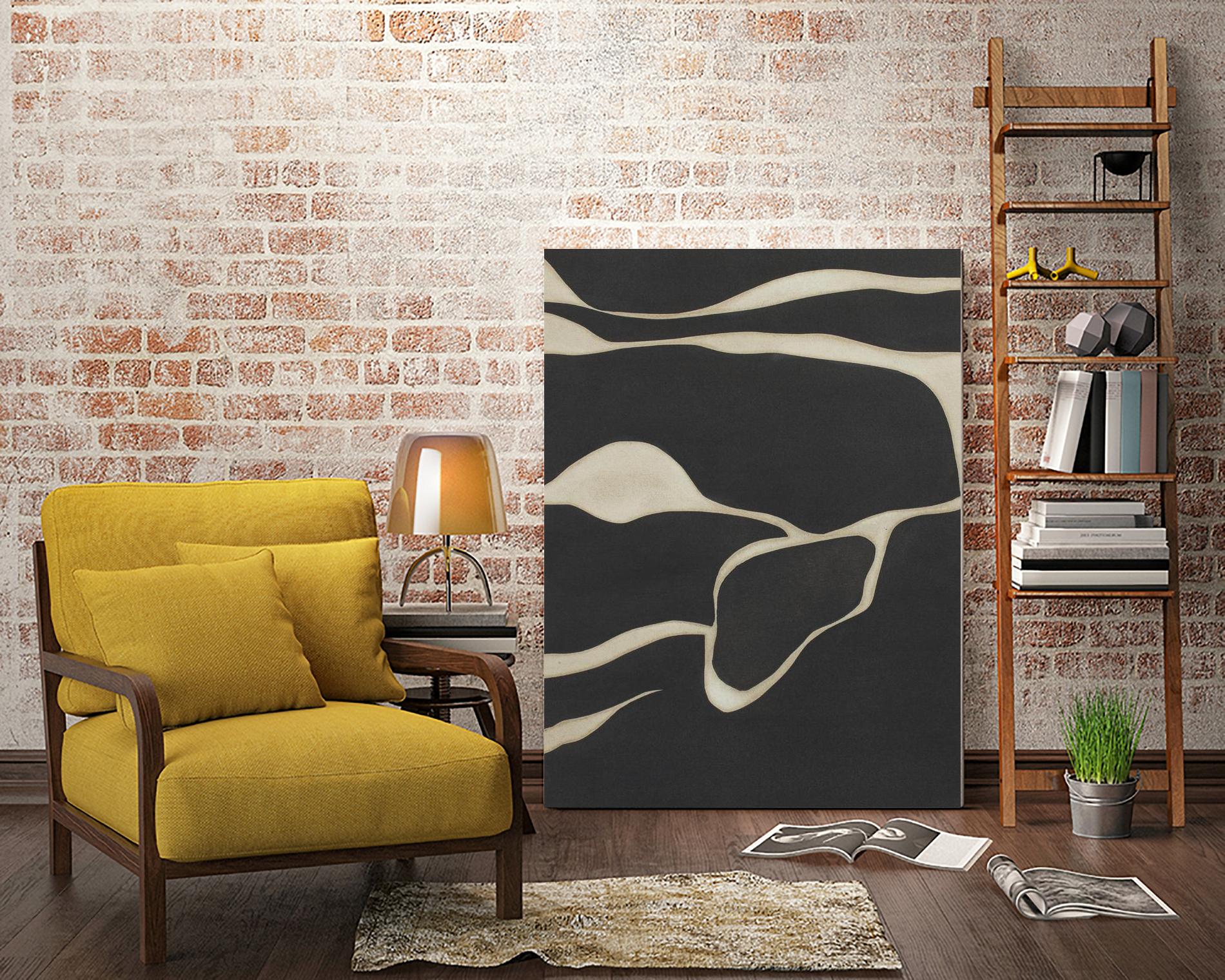 Tides in Sepia III by Rob Delamater on GIANT ART - black abstract abstract