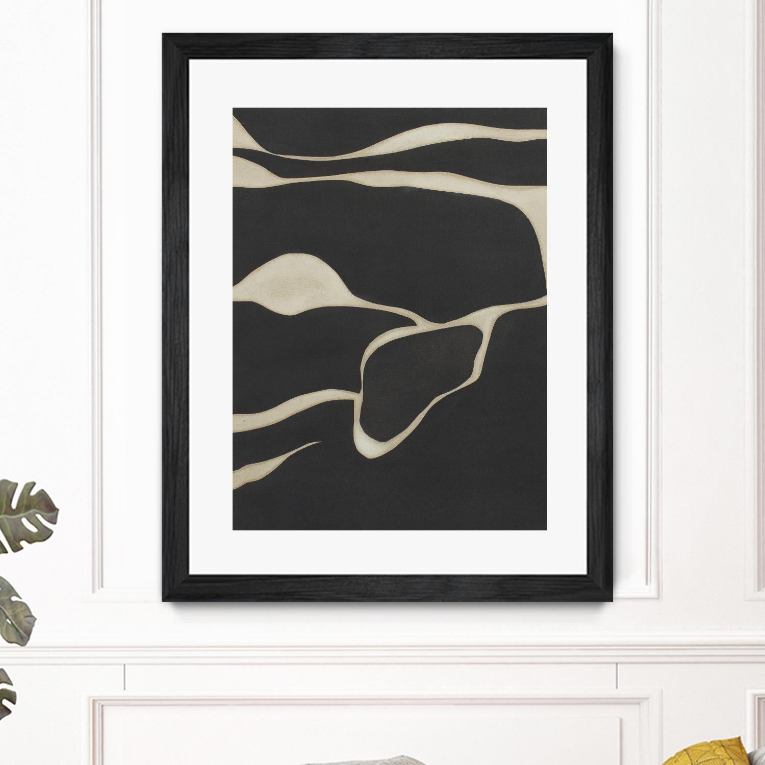 Tides in Sepia III by Rob Delamater on GIANT ART - black abstract abstract