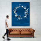 Indigo Coronet by Vanessa Binder on GIANT ART - blue abstract abstract