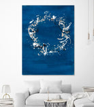 Indigo Coronet by Vanessa Binder on GIANT ART - blue abstract abstract
