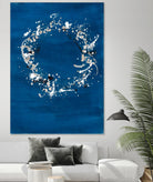 Indigo Coronet by Vanessa Binder on GIANT ART - blue abstract abstract