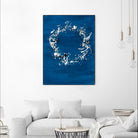 Indigo Coronet by Vanessa Binder on GIANT ART - blue abstract abstract
