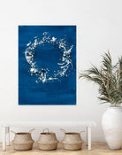 Indigo Coronet by Vanessa Binder on GIANT ART - blue abstract abstract