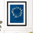 Indigo Coronet by Vanessa Binder on GIANT ART - blue abstract abstract