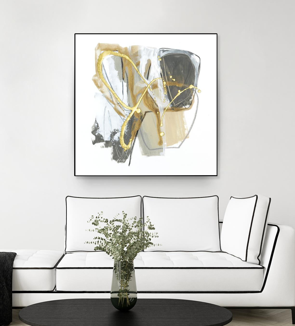 Metallurgy I by June Vess on GIANT ART - gold abstract abstract