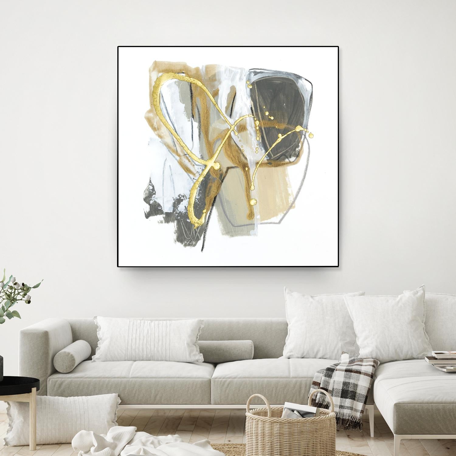 Metallurgy I by June Vess on GIANT ART - gold abstract abstract