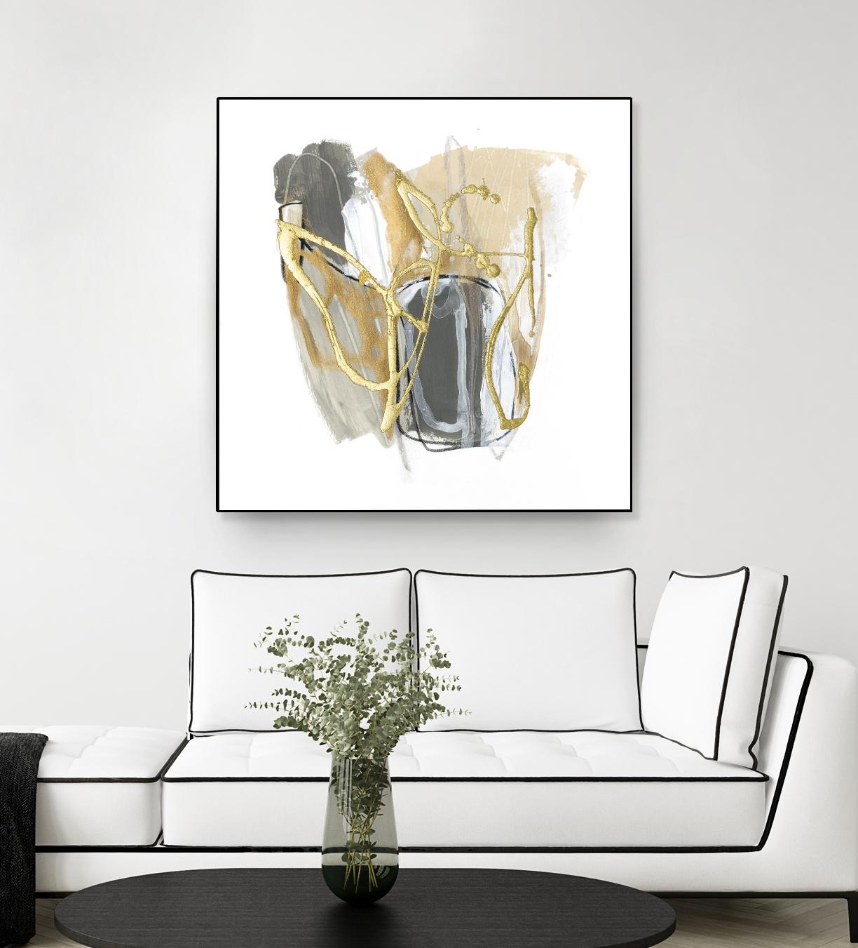 Metallurgy VI by June Vess on GIANT ART - beige abstract abstract