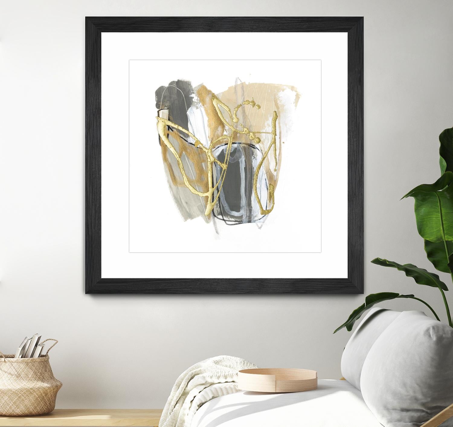 Metallurgy VI by June Vess on GIANT ART - beige abstract abstract