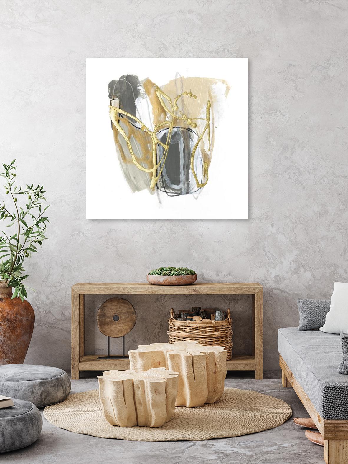 Metallurgy VI by June Vess on GIANT ART - beige abstract abstract