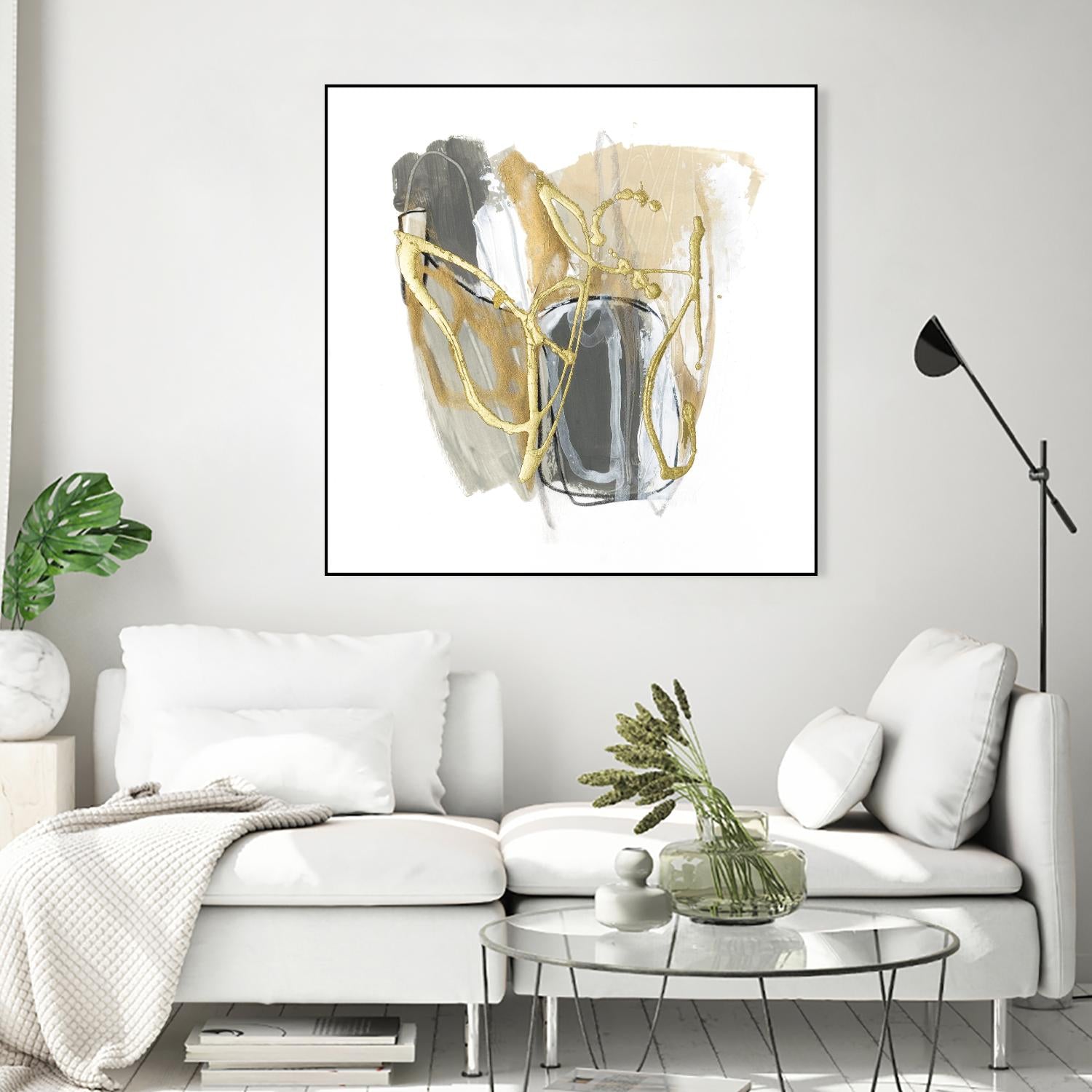 Metallurgy VI by June Vess on GIANT ART - beige abstract abstract