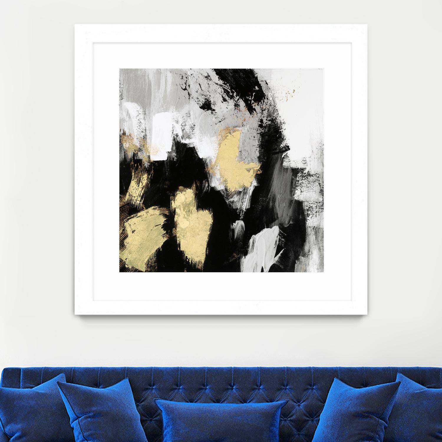 Neutral Gold Collage I by Victoria Borges on GIANT ART - gold abstract abstract