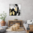 Neutral Gold Collage I by Victoria Borges on GIANT ART - gold abstract abstract