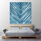 Slats III by Jenna Guthrie on GIANT ART - blue abstract abstract