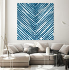 Slats III by Jenna Guthrie on GIANT ART - blue abstract abstract