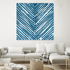 Slats III by Jenna Guthrie on GIANT ART - blue abstract abstract