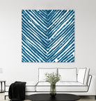 Slats III by Jenna Guthrie on GIANT ART - blue abstract abstract