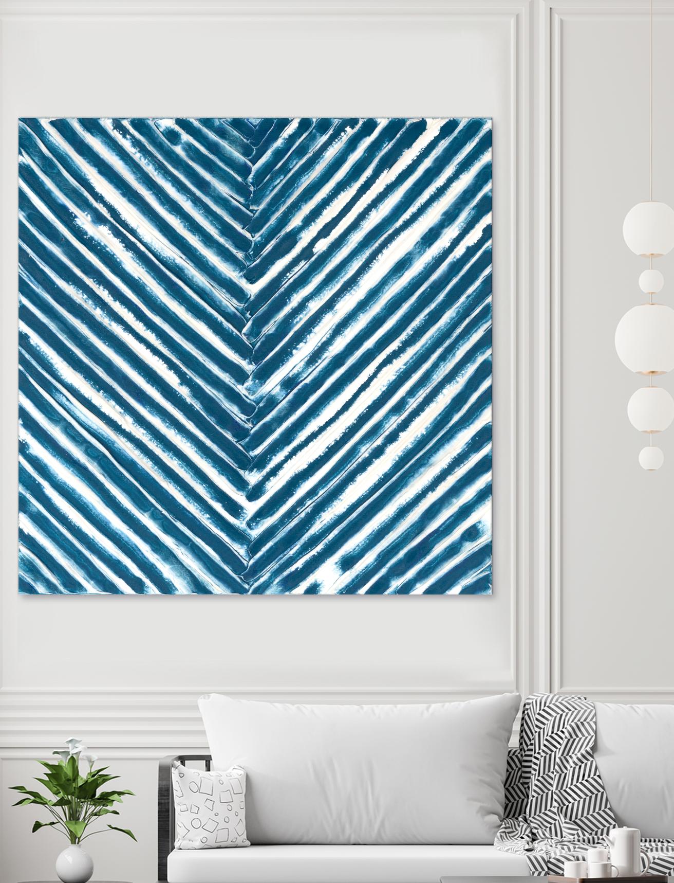 Slats III by Jenna Guthrie on GIANT ART - blue abstract abstract