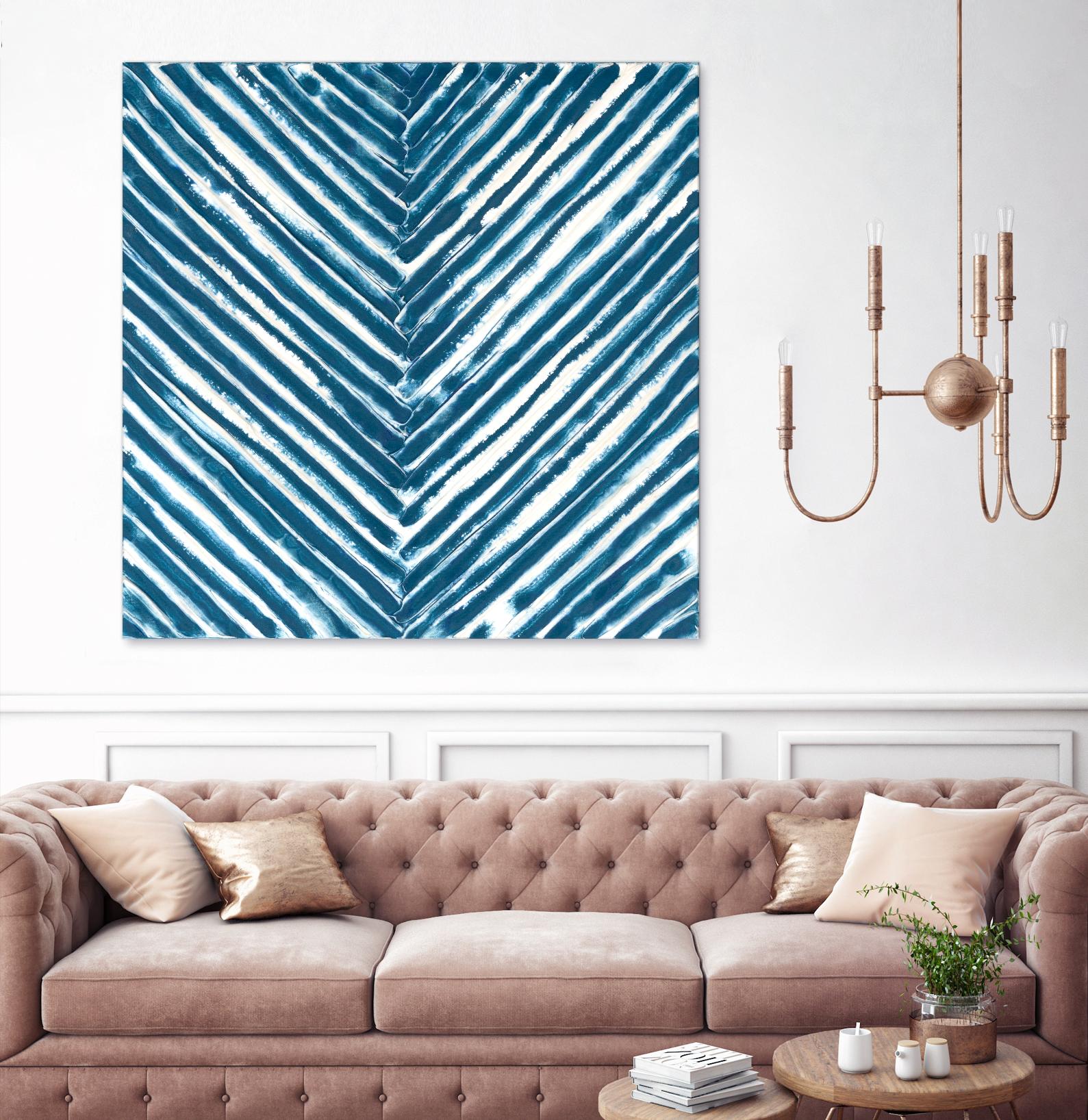 Slats III by Jenna Guthrie on GIANT ART - blue abstract abstract