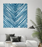 Slats III by Jenna Guthrie on GIANT ART - blue abstract abstract
