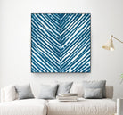 Slats III by Jenna Guthrie on GIANT ART - blue abstract abstract