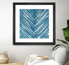Slats III by Jenna Guthrie on GIANT ART - blue abstract abstract