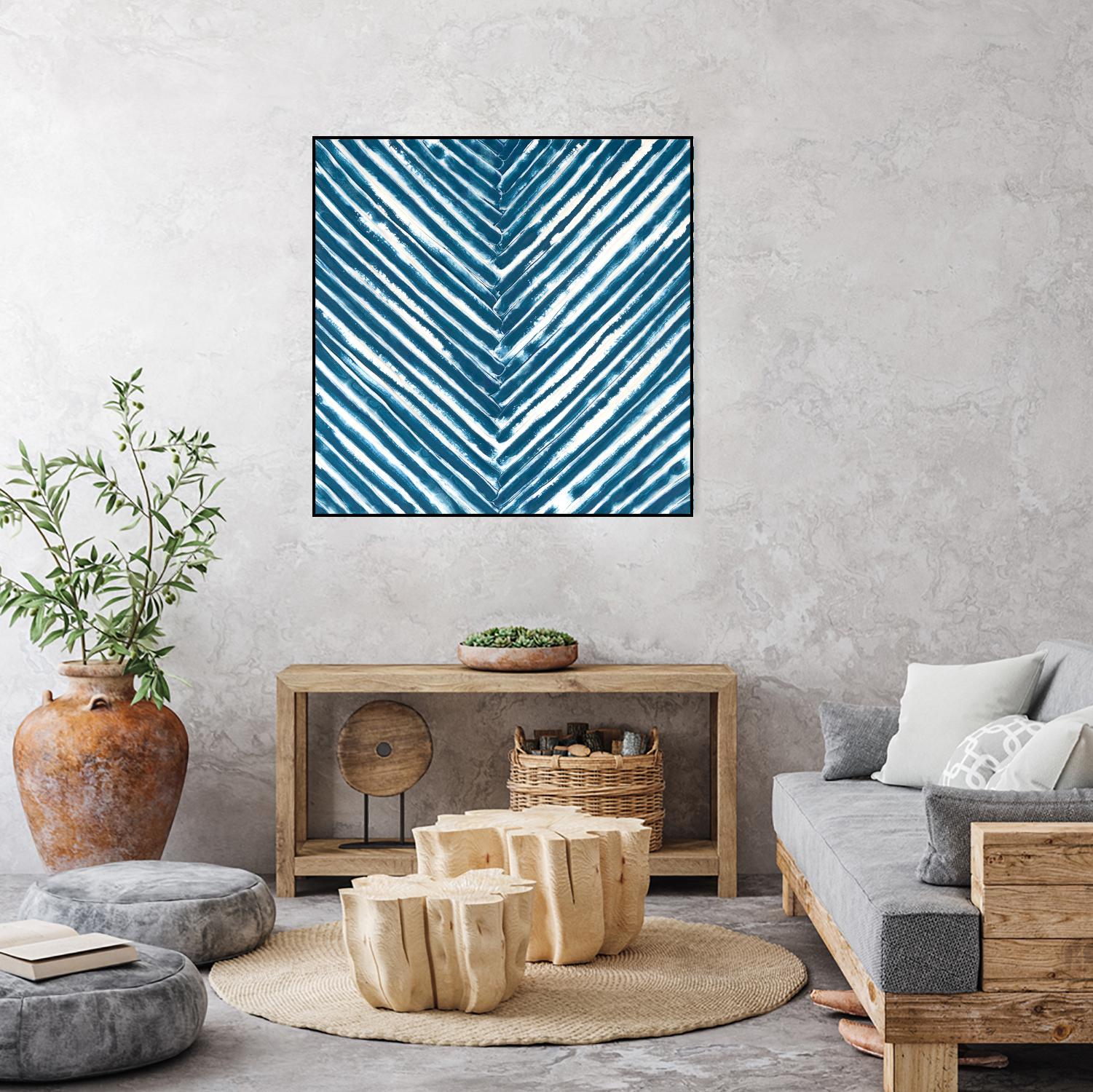 Slats III by Jenna Guthrie on GIANT ART - blue abstract abstract