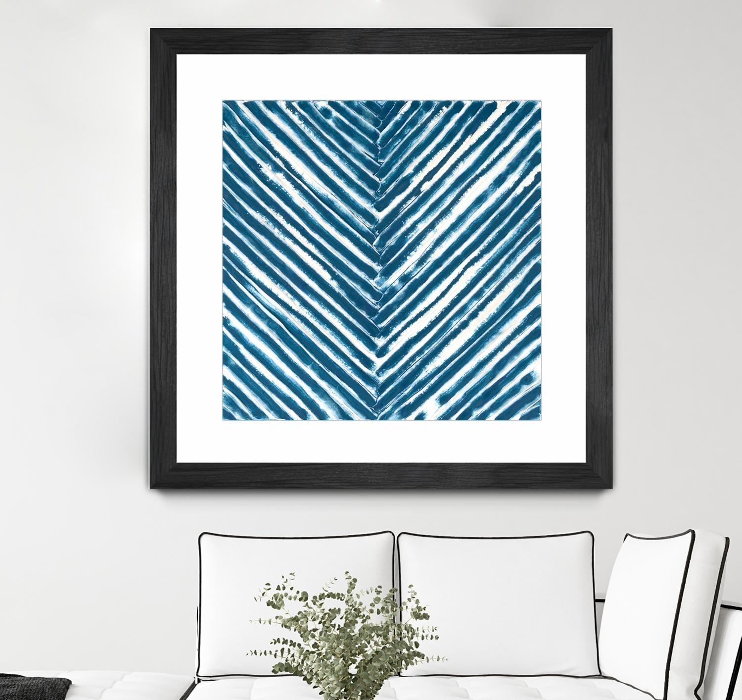 Slats III by Jenna Guthrie on GIANT ART - blue abstract abstract