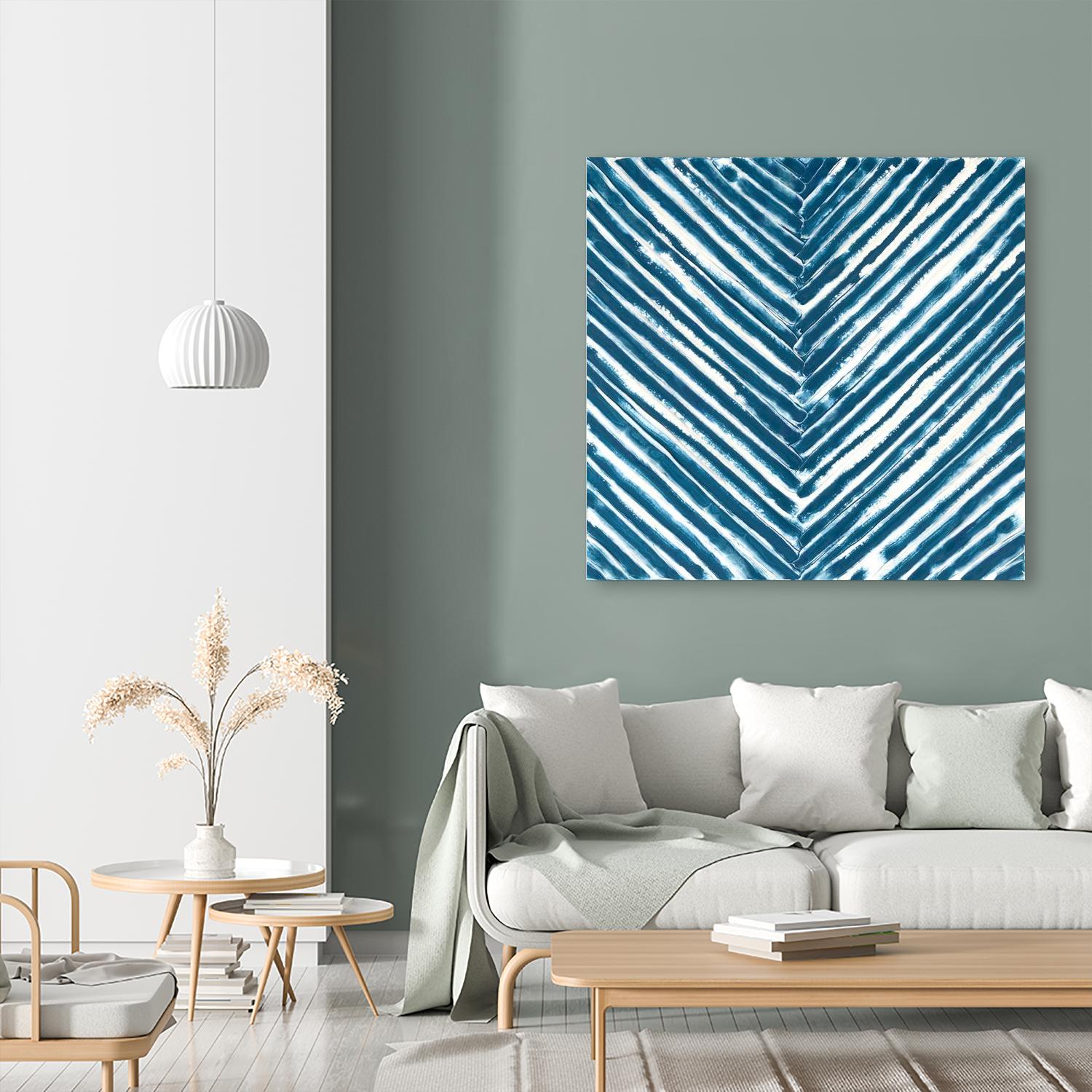 Slats III by Jenna Guthrie on GIANT ART - blue abstract abstract