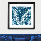 Slats III by Jenna Guthrie on GIANT ART - blue abstract abstract
