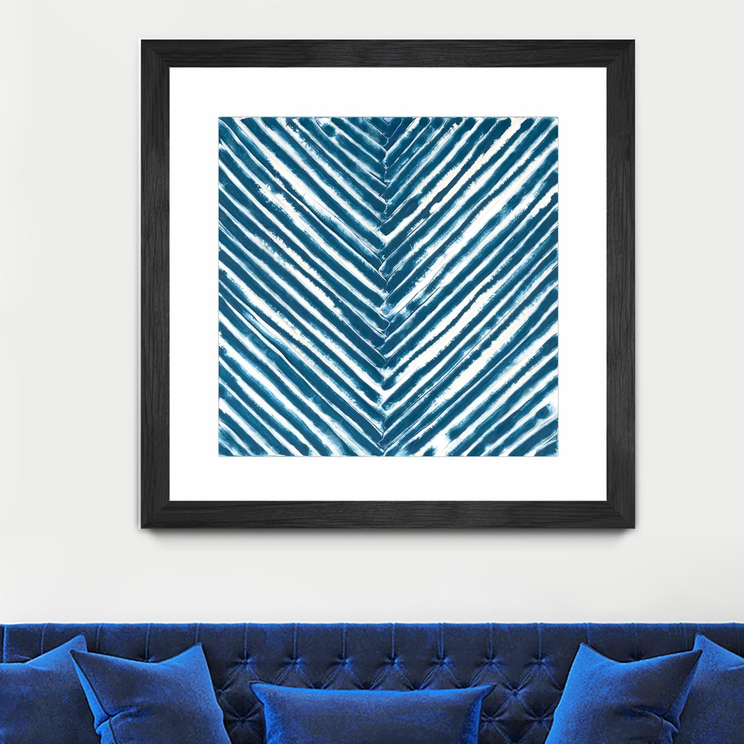 Slats III by Jenna Guthrie on GIANT ART - blue abstract abstract