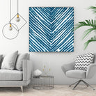 Slats III by Jenna Guthrie on GIANT ART - blue abstract abstract