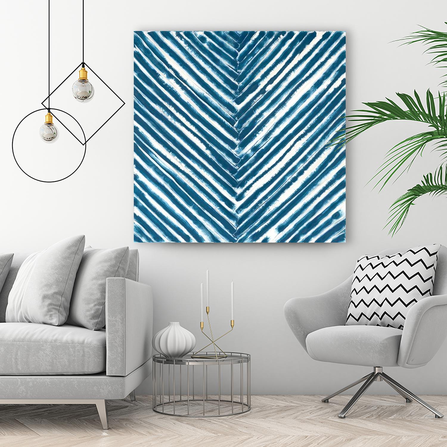 Slats III by Jenna Guthrie on GIANT ART - blue abstract abstract