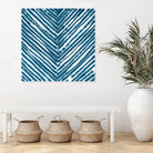 Slats III by Jenna Guthrie on GIANT ART - blue abstract abstract
