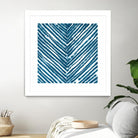 Slats III by Jenna Guthrie on GIANT ART - blue abstract abstract