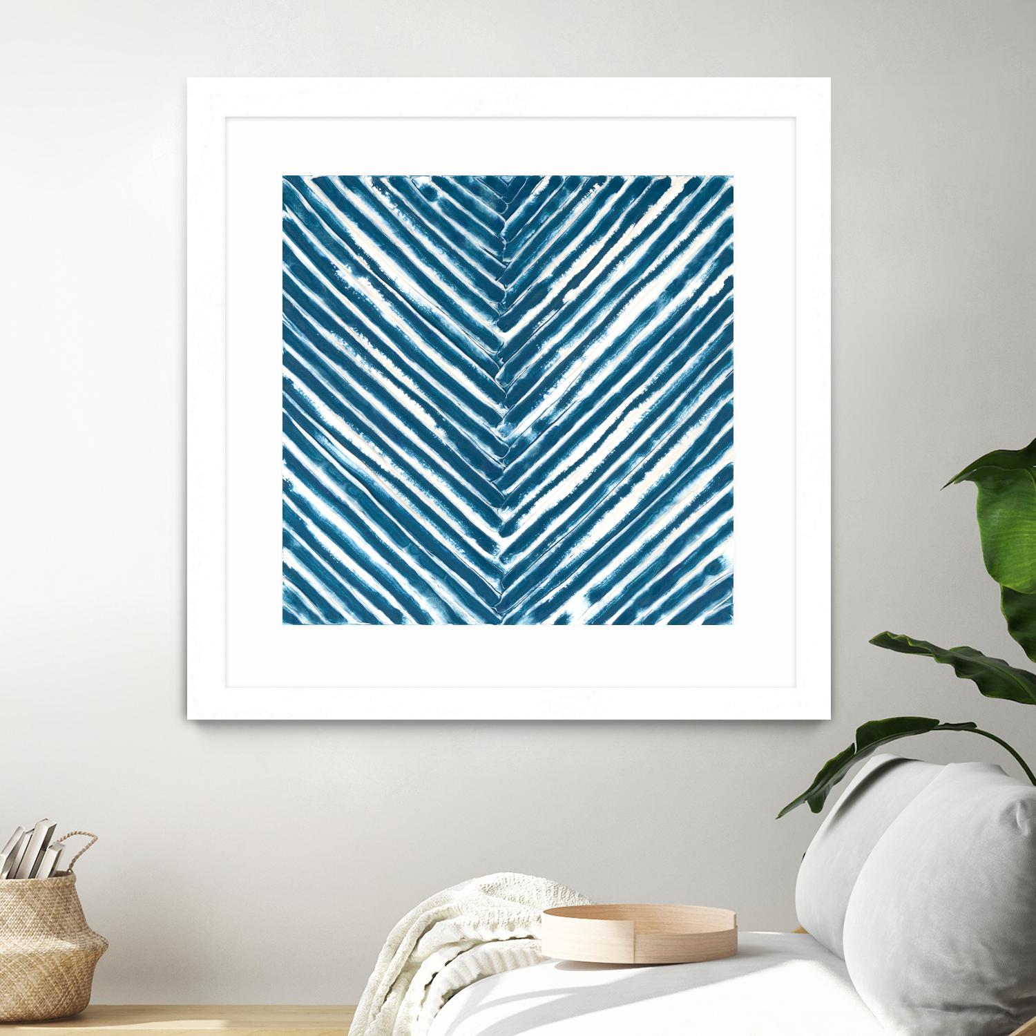 Slats III by Jenna Guthrie on GIANT ART - blue abstract abstract