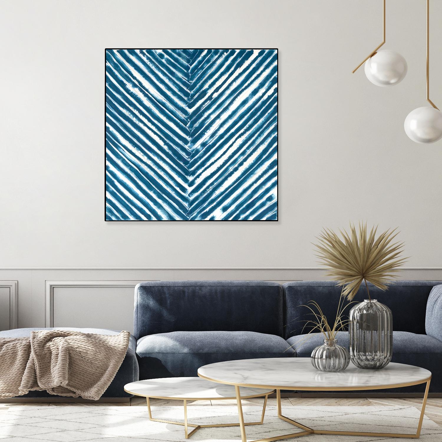 Slats III by Jenna Guthrie on GIANT ART - blue abstract abstract