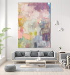 Lann I by Sue Jachimiec on GIANT ART - pink abstract abstract