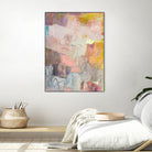 Lann II by Sue Jachimiec on GIANT ART - pink abstract abstract
