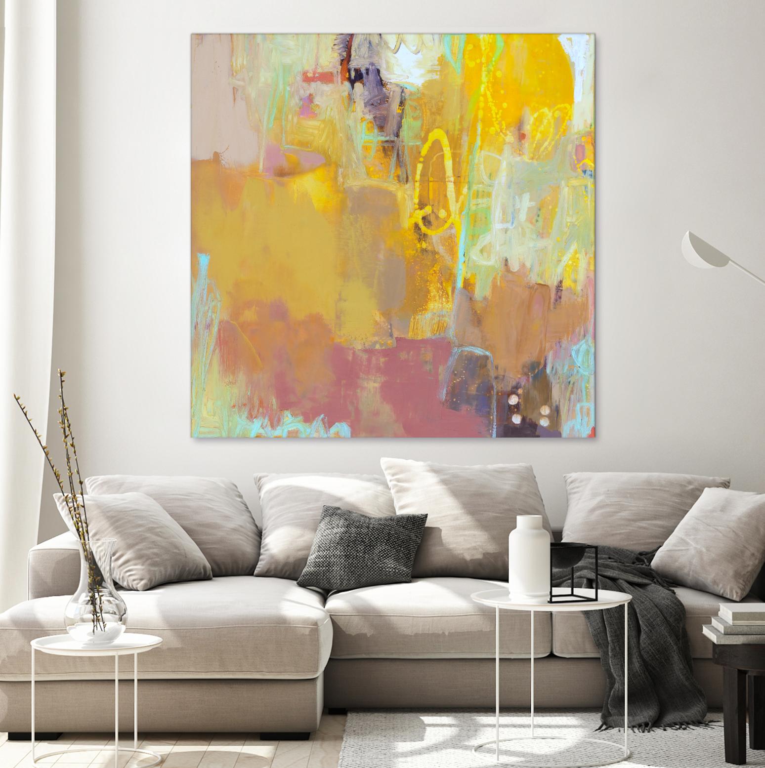Maez II by Sue Jachimiec on GIANT ART - beige abstract abstract
