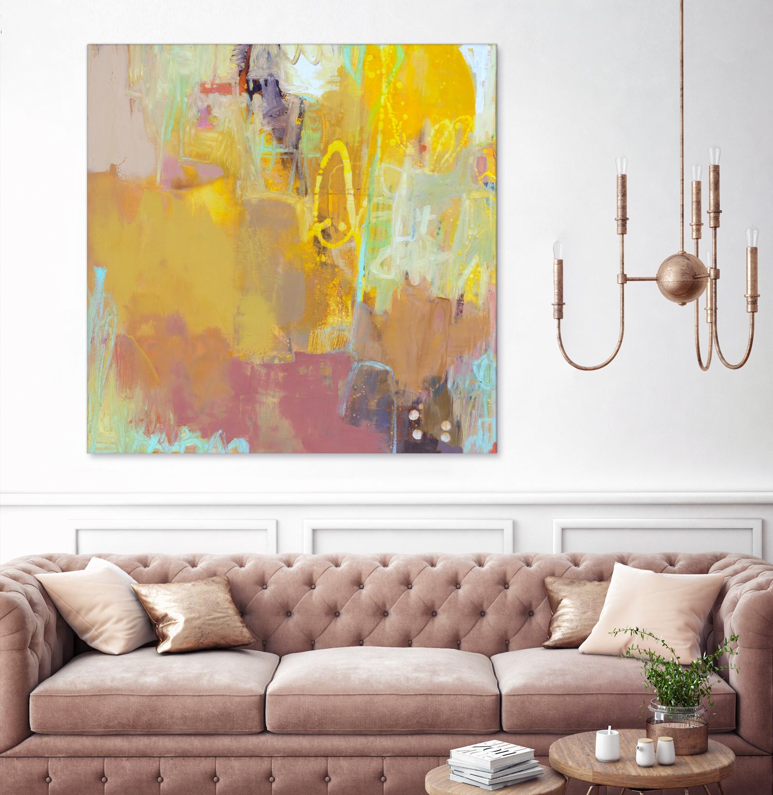 Maez II by Sue Jachimiec on GIANT ART - beige abstract abstract