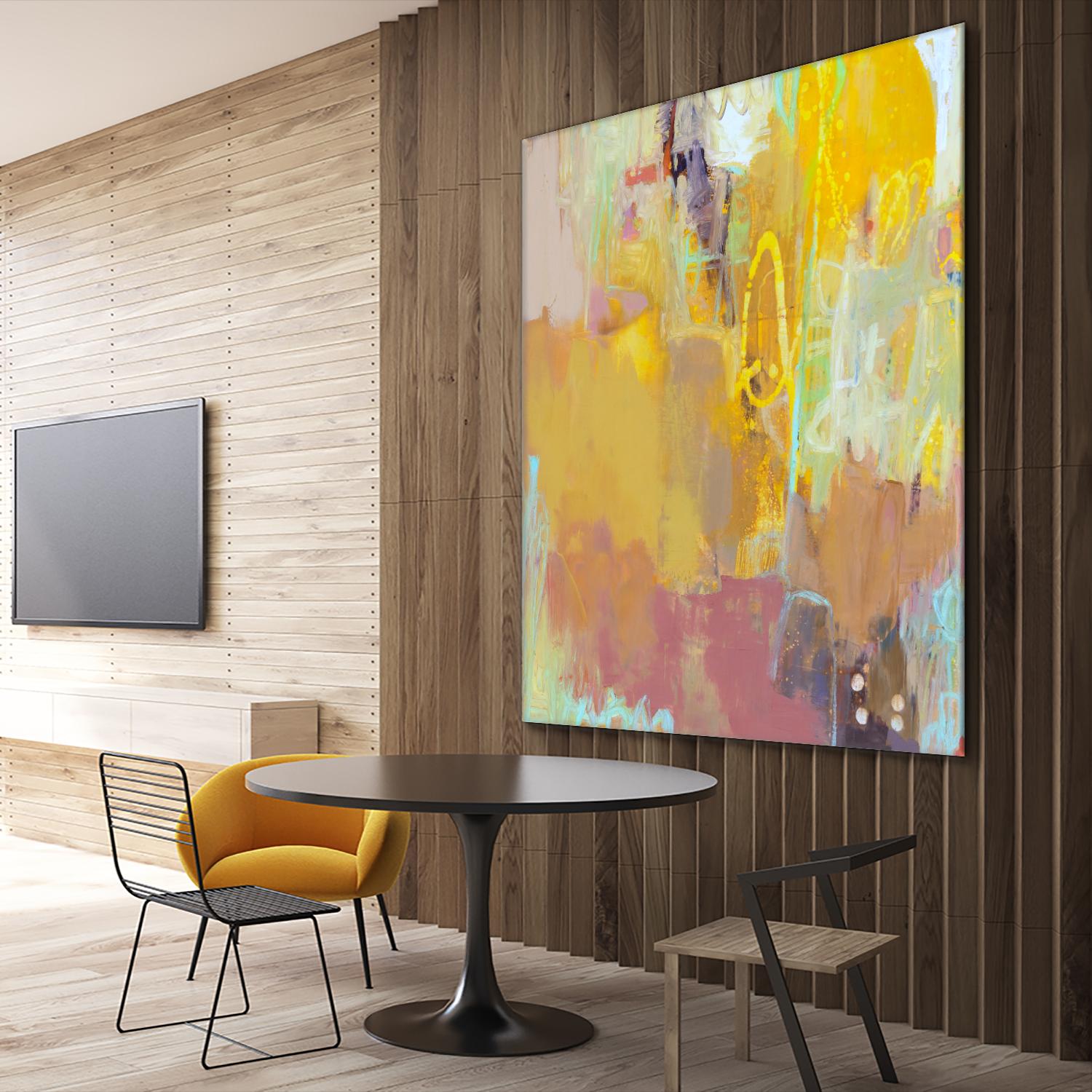 Maez II by Sue Jachimiec on GIANT ART - beige abstract abstract